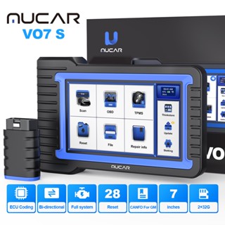 Thinkcar MUCAR VO7 VO7S OBD2 เครื่องสแกนเนอร์วินิจฉัยรถยนต์ ECU ระบบอัตโนมัติ ทดสอบการกระทํายานยนต์