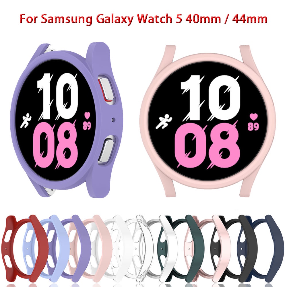 เคสนาฬิกาข้อมือ PC เนื้อแมตต์ สําหรับ Samsung Galaxy Watch 5 40 มม. 44 มม. Galaxy Watch5