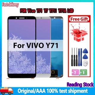 หน้าจอสัมผัส LCD พร้อมเครื่องมือฟรี สําหรับ Vivo Y71 Y7 Y71i Y71A