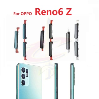 ปุ่มสวิตช์นอก ปุ่มเปิดปิด ปุ่มเปิดเสียง สําหรับ OPPO Reno 6Z 6 Z