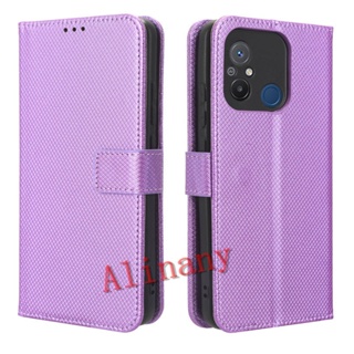 Redmi 12C เคส PU Leather Case เคสโทรศัพท์ Stand Wallet Xiaomi Redmi12C เคสมือถือ Cover