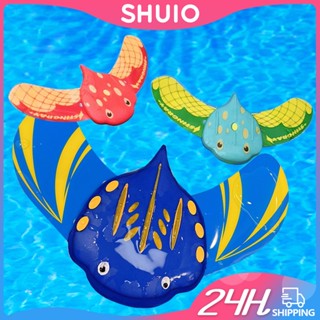 Shuio ของเล่นสระว่ายน้ํา รูปปลาปีศาจ ไฮโดรไดนามิก ชายหาด สปา