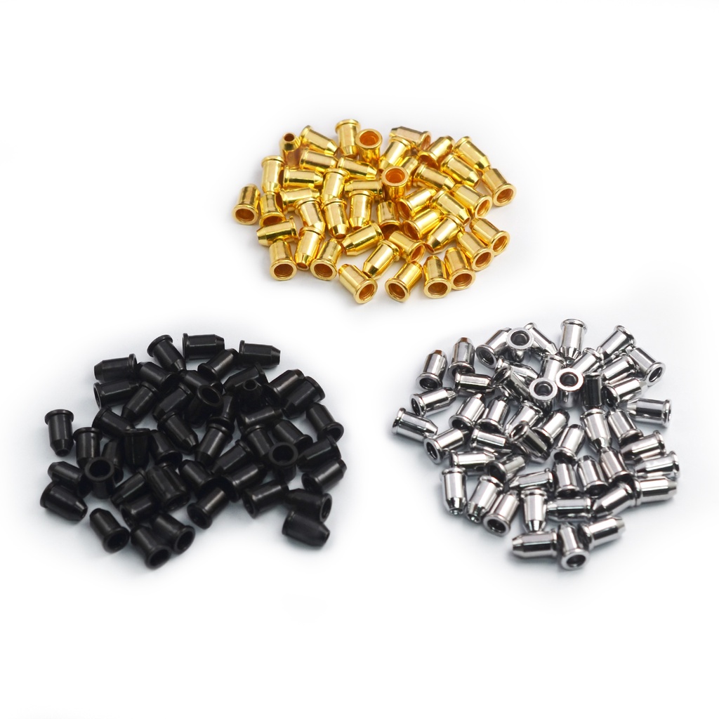 6 ชิ้นกีตาร์ String ติดตั้ง Ferrules Bushing ชุดสําหรับกีตาร์ไฟฟ้าสะพาน String Retainer