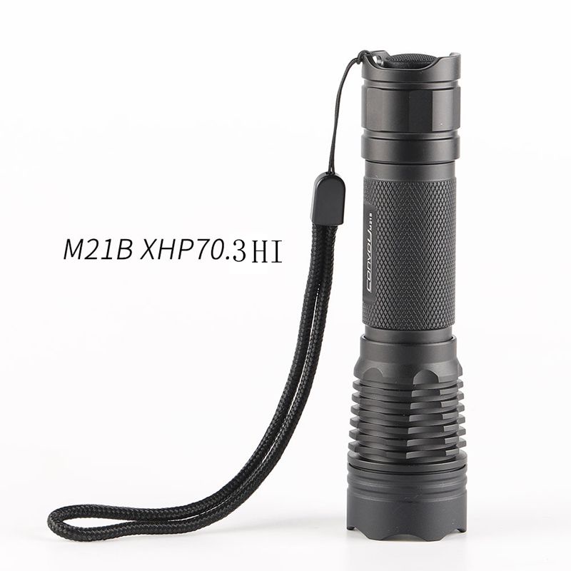 Convoy M21B ไฟฉาย XHP70.3 hi r70 LED Camping เดินป่าแสง