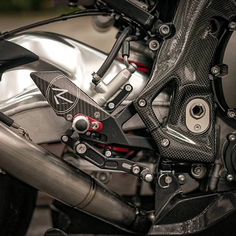 แป้นเหยียบเท้า ด้านหลัง สําหรับรถจักรยานยนต์ BMW S1000RR S1000 RR S1000R HP4 2015-2018 ราคา ถูกที่สุด ดีลบีเคเค แกลเลอรีภาพที่ 2