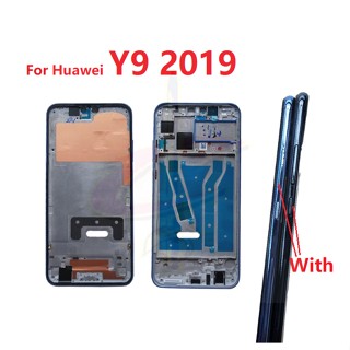 กรอบกลาง สําหรับ Huawei Y9 2019 Lcd กรอบด้านหน้า