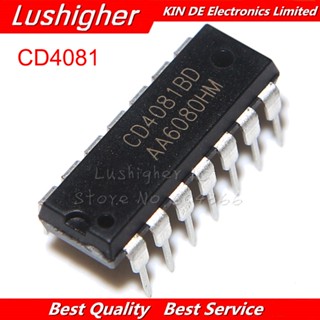 10颗 CD4081BE CD4081BD DIP14 CD4081 DIP IC 新原装