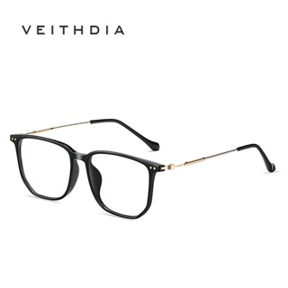 Veithdia TR90+ แว่นตา โลหะ ป้องกันแสงสีฟ้า แฟชั่น สําหรับผู้ชาย และผู้หญิง TR2172