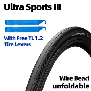 Continental ULTRA SPORT III unfoldable Road bicycle tyre 700*23/25c Road Bike Wire Tires Cycling parts