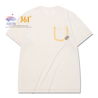 เสื้อยืดคอกลม แขนสั้น ผ้าฝ้าย พิมพ์ลาย 361 องศา ระบายอากาศ สวมใส่สบาย สีดํา สําหรับผู้ชาย 652329157