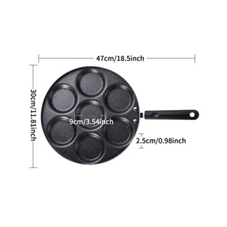 Multipurpose Aluminum Kitchen Household Cookware Non Stick Egg Mold Easy Demolding Breakfast Cooking Frying Pan