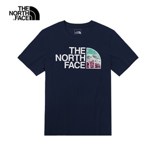 เสื้อยืดแขนสั้น ผ้าฝ้าย พิมพ์ลาย the North Face สไตล์คลาสสิก สําหรับผู้ชาย และผู้หญิง 2023