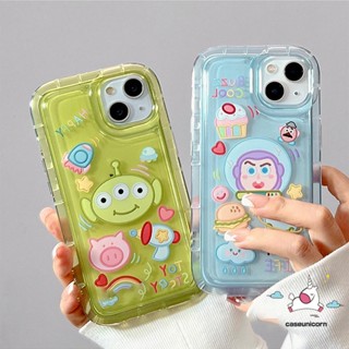 เคสโทรศัพท์มือถือแบบนิ่ม กันกระแทก ลายเอเลี่ยน Toy Story น่ารัก สําหรับ IPhone 14 13 12 11 Pro Max X XR Xs Max 8 7 6 6s Plus SE 2020