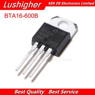 ซิลิโคนควบคุมได้สามทาง 50 BTA16-600B TO220 BTA16-600 TO-220 BTA16 16A 600V TO-220