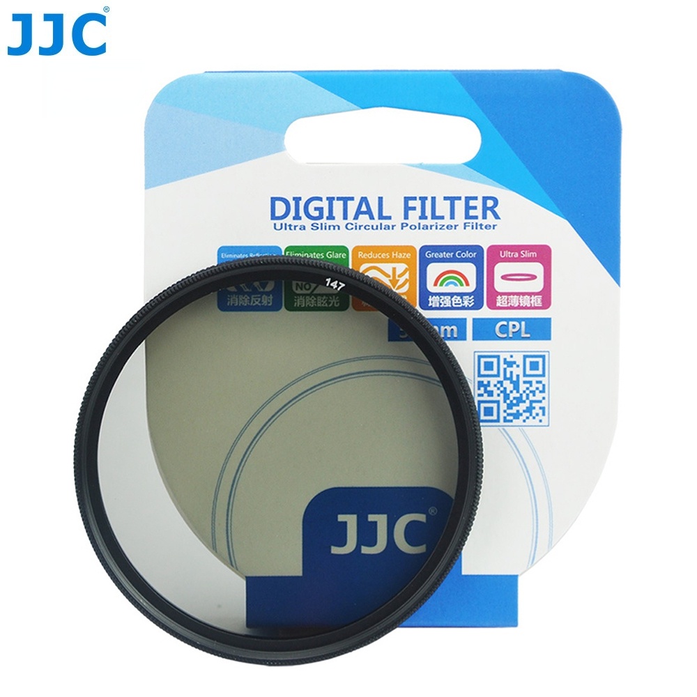 JJC A+ CPL Filter เลนส์กล้องโพลาไรซ์ฟิลเตอร์โพลาไรเซอร์ DSLR อุปกรณ์เสริม 37mm 40.5mm 43mm 46mm 49mm