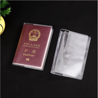 กระเป๋าใส่หนังสือเดินทาง PVC แบบใส กันน้ํา พร้อมซองใส่บัตรเครดิต บัตรประจําตัวประชาชน สําหรับผู้หญิง และผู้ชาย 3 ชิ้น