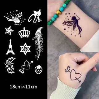 【COCO Magic tattoo】สติกเกอร์รอยสักชั่วคราว กึ่งถาวร กันน้ํา ติดทนนาน 15 วัน 18 ซม.*11 ซม.