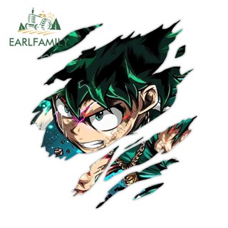 Earlfamily สติกเกอร์ ลาย My Hero Academia Tear กันน้ํา กันรอยขีดข่วน 13 ซม. x 11.4 ซม. สําหรับติดตกแต่งรถยนต์ RV