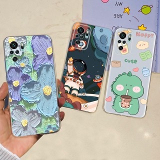 เคสโทรศัพท์ซิลิโคน TPU แบบนิ่ม สีใส สําหรับ Xiaomi Redmi Note10 Note 10s Redmi Note 10 S