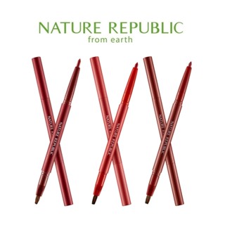 [NATURE REPUBLIC] By Flower Auto Lipliner 0.2g  ลิปไลเนอร์ ลายดอกไม้  สินค้าเกาหลีแท้ๆส่งตรงจากเกาหลี