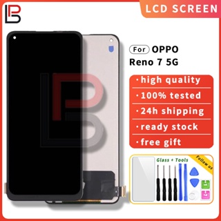 อะไหล่หน้าจอสัมผัส Lcd แบบเปลี่ยน สําหรับ Oppo Reno 7 4G 5G