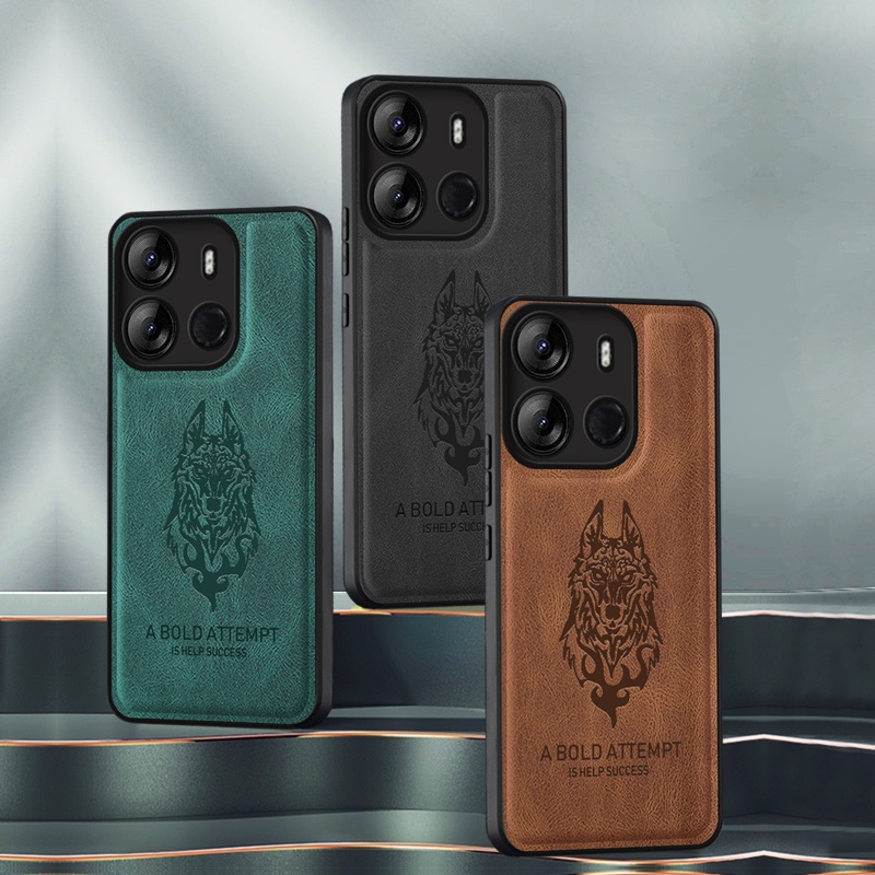 สําหรับ Infinix Smart 7 X6515 กรณี Lambskin Texture ปลอกหนัง Infinix Smart 7 X6515 กรณี Matte ปลอก