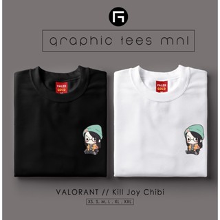 Graphic Tees MNL Valorant Killjoy Sitting Chibi Customized Shirt Unisex T-shirt for Women and Men_01