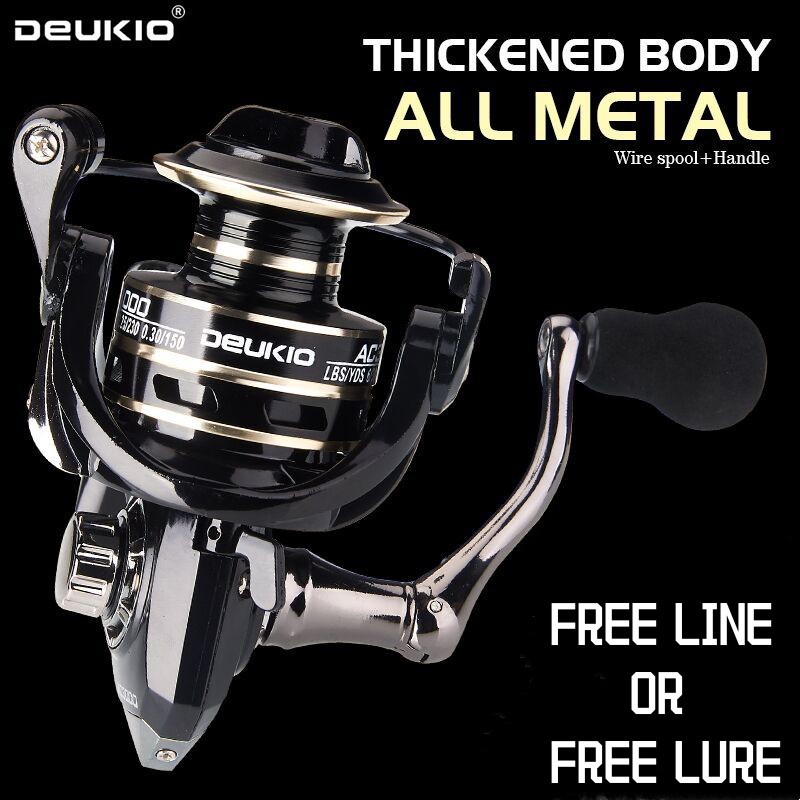 Deukio Mesin Pancing AC2000 3000 4000 5000 6000 7000 Series Spinning Reel ตกปลา