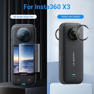 ฟิล์มกระจกนิรภัยกันรอยหน้าจอ LCD 9H สําหรับ Insta360 X3 Insta 360 X3