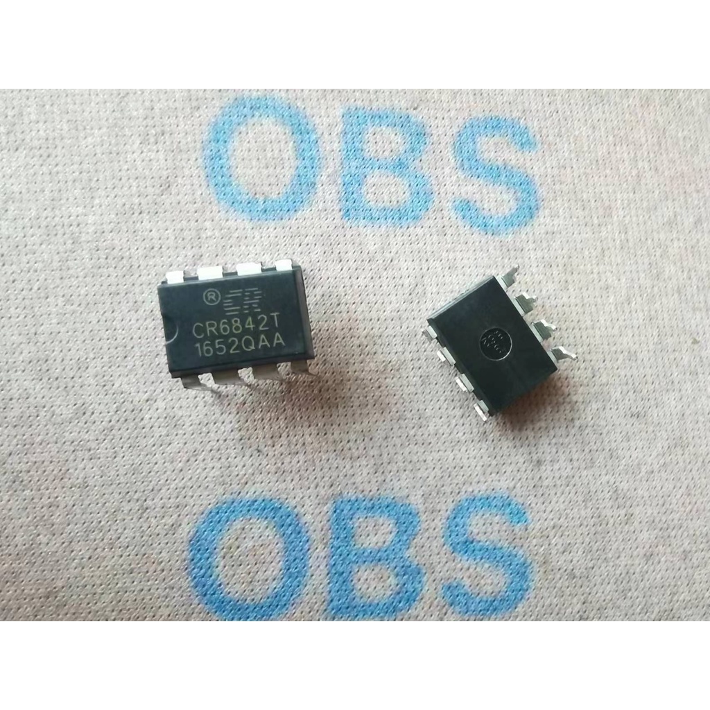 ((10 ชิ้น) CR6842 CR6842T Offline Switching Power Chip DIP8