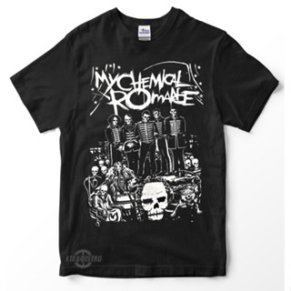 เสื้อยืด พิมพ์ลาย My CHEMICAL ROMANCE สีดํา พรีเมี่ยม