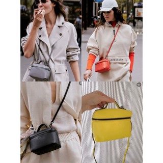 6 สี LONGCHAMP 【PROMO 2023 ใหม่ ลิมิเต็ดอิดิชั่น】กระเป๋าถือ กระเป๋าสะพายไหล่ หนังแกะ ขนาดเล็ก ยาว สําหรับสตรี