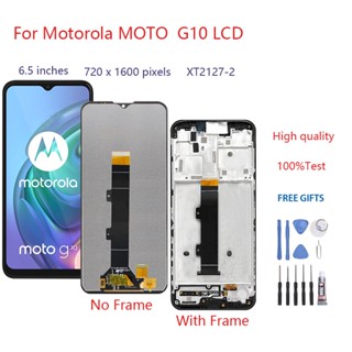 อะไหล่หน้าจอสัมผัส LCD แบบเปลี่ยน สําหรับ Motorola Moto G10 Motorola Moto G10