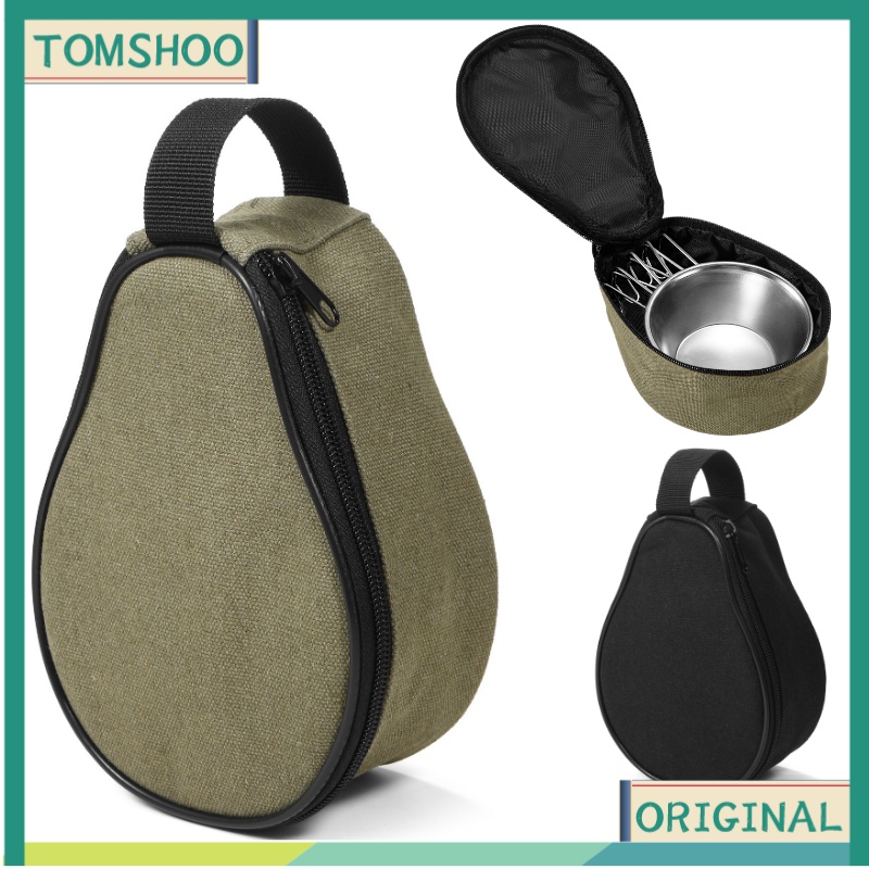 [PF ] Tomshoo Camping Sierra Cup Storage Bag Storage Case Carry Bag for Outdoor Picnic Bowls Cups