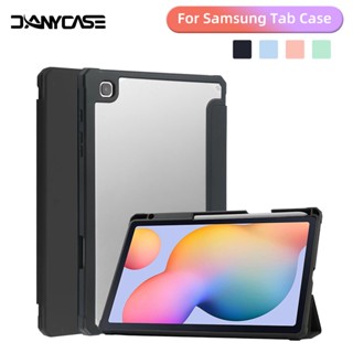 Danycase เคสใส พร้อมช่องใส่ปากกา สําหรับ Samsung Tab S6 Lite 10.4 นิ้ว P613 P615 P619