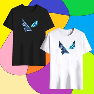 T-shirt Clothing Valorant Logo Jett 2.0 Design Cotton (4 Size S, M, L, XL)_01