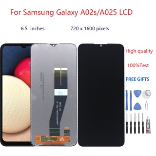 อะไหล่หน้าจอสัมผัสดิจิทัล LCD แบบเปลี่ยน สําหรับ Samsung Galaxy A02s A025 A02s A025