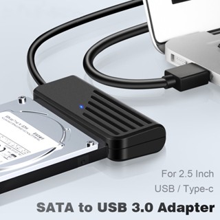 อะแดปเตอร์แปลงข้อมูล SATA เป็น USB 3.0 Type C เป็น SATA 5Gbps ความเร็วสูง สําหรับฮาร์ดไดรฟ์ SATA 2.5 นิ้ว