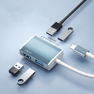 อะแดปเตอร์ฮับ USB 3.0 4 พอร์ต Type C ความเร็วสูง OTG พร้อมพาวเวอร์ชาร์จ สําหรับ Xiaomi Macbook