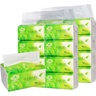 Facial Tissue 1 pcs order Tissue 3-Ply 1Balot white and green packing
