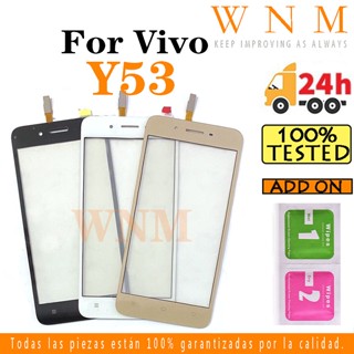 สําหรับ Vivo Y53 1606 แผงหน้าจอสัมผัส LCD Digitizer เซ็นเซอร์กระจกด้านนอก แผงกระจกด้านหน้า (ไม่มี LCD)