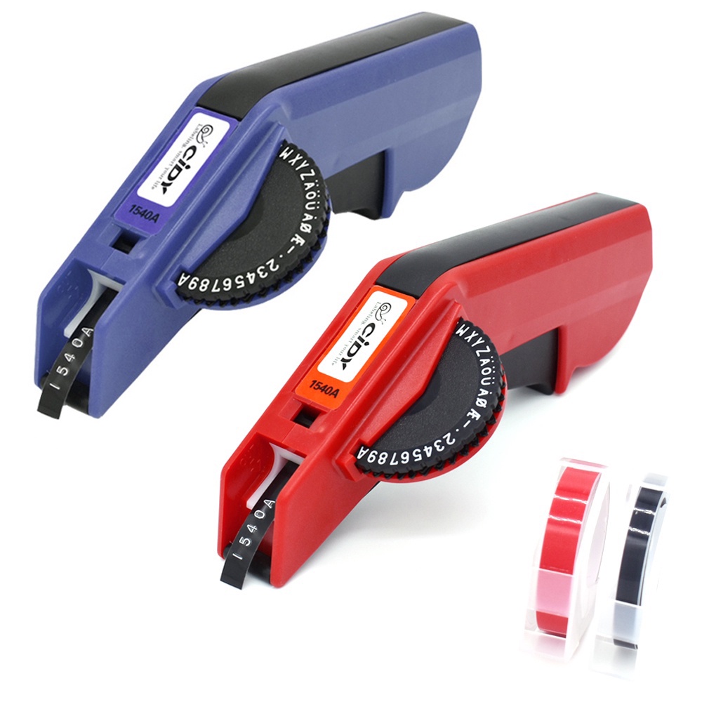 Cidy เทปฉลาก แมนนวล 1540 1610 แบบเปลี่ยน สําหรับเครื่องพิมพ์ฉลาก 3D 6 9 12 มม. Dymo Organizer Xpress