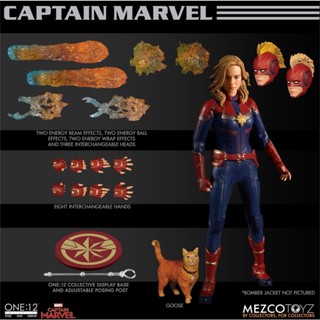 MEZCO ONE:12 ONE:12 Collective Captain Marvel : Captain Marvel 1/12 Action Figure