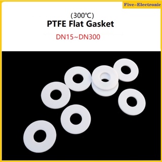 Ptfe ปะเก็นแหวนโอริง DN15 ~ DN300 หน้าแปลน หนา 3 มม. ซีลสเปเซอร์ ตัวต้านทานน้ํามัน แหวนรอง ทรงกลม สีขาว