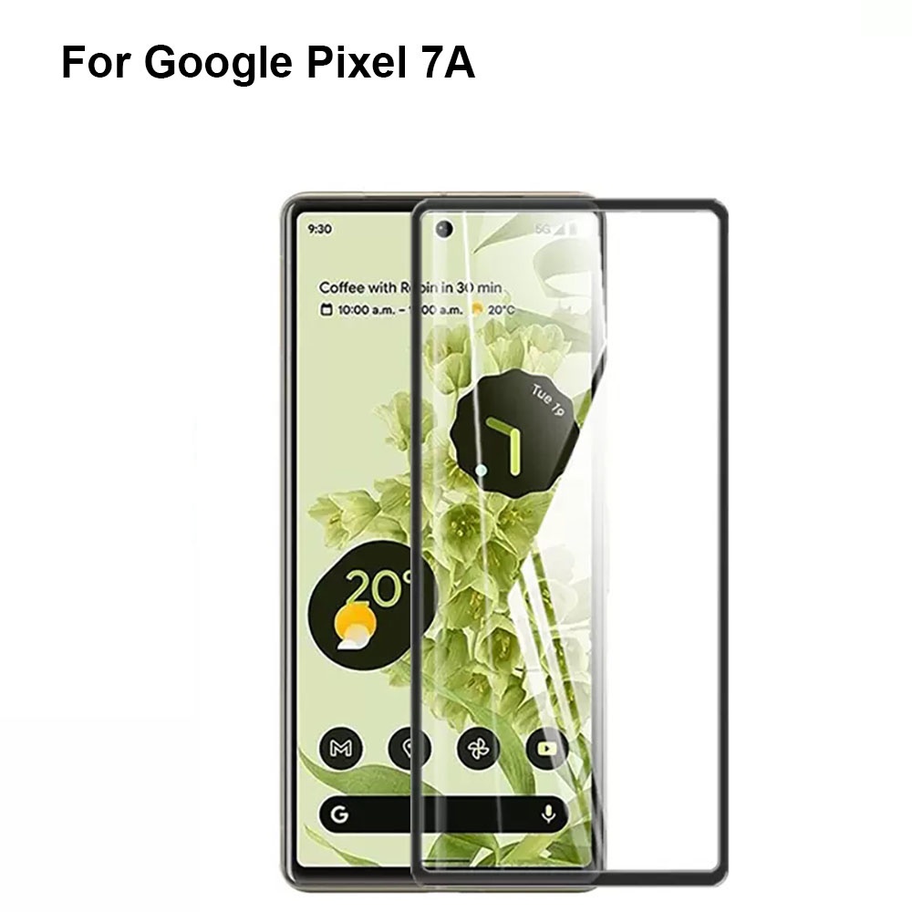 สําหรับ Google Pixel 7 A กระจกนิรภัยฝาครอบฟิล์มกระจกนิรภัยสําหรับ Pixel 7A ป้องกันหน้าจอฟิล์มป้องกัน