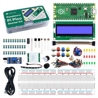 LAFVIN Basic Pico Starter Kit for Raspberry Pi Pico with Detailed Online Tutorials, MicroPython, Piper Make and C/C++ (Compatible with Arduino IDE)