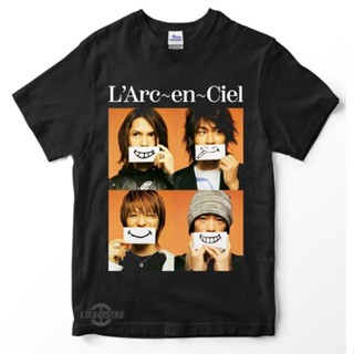 Larc en ciel เสื้อยืดพรีเมี่ยม larc en ciel สไตล์ญี่ปุ่น