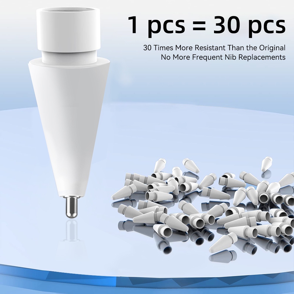 Donycase Stylus เปลี่ยน Nibs สําหรับ Apple Pencil 1st 2nd Generation USB-C Pro 2024 เปลี่ยนเคล็ดลับ 2H 2B 3.0 4.0 Soft และ Hard Double-Layered iPad Stylus Nib - รูปที่ 4