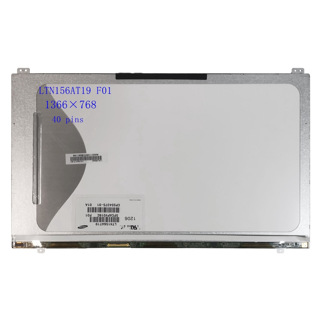 15.6 แล็ปท็อปหน้าจอ LCD LTN156AT19 F01 001 501 801 LTN156AT18 N156BGE-L51 L52 L62 สําหรับ SAMSUNG NP