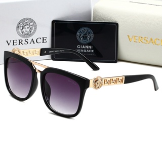 Versace2023 แว่นตากันแดดแฟชั่น กัน UV สไตล์อิตาลี สําหรับผู้ชาย และผู้หญิง ใส่ขับรถ ช้อปปิ้ง